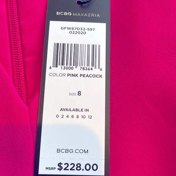 NWT BCBGMAXZRIA Dress - Picture 7 of 10